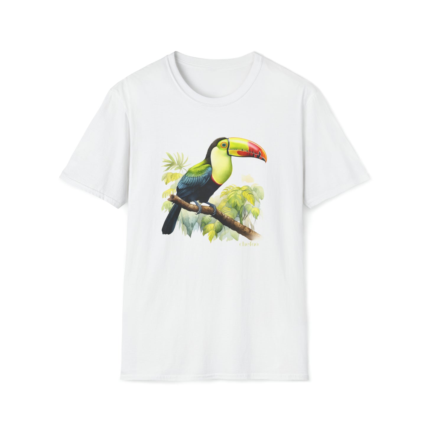 Keel Billed Toucan I,, Unisex Softstyle T-Shirt