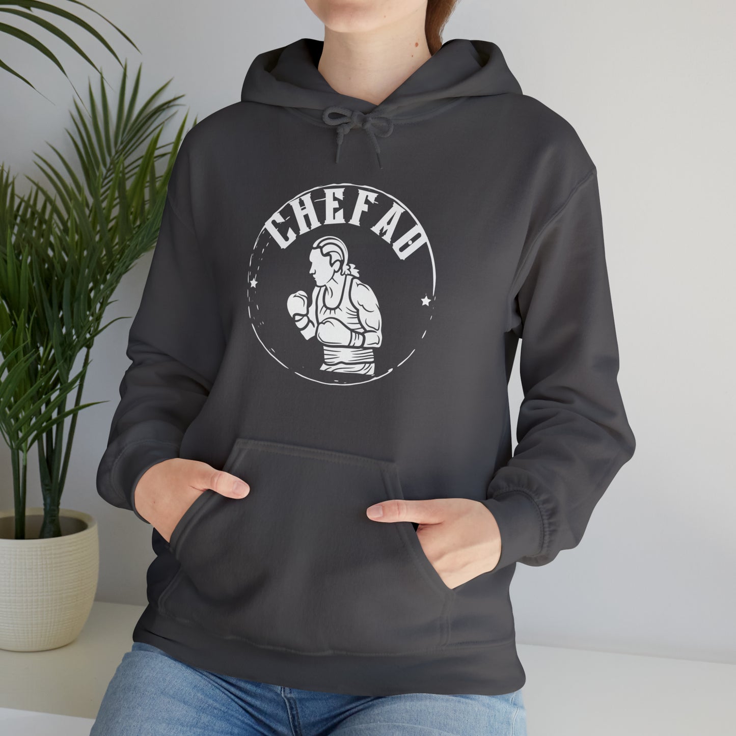 Chefao Boxer II, Unisex Heavy Blend Hooded Sweatshirt