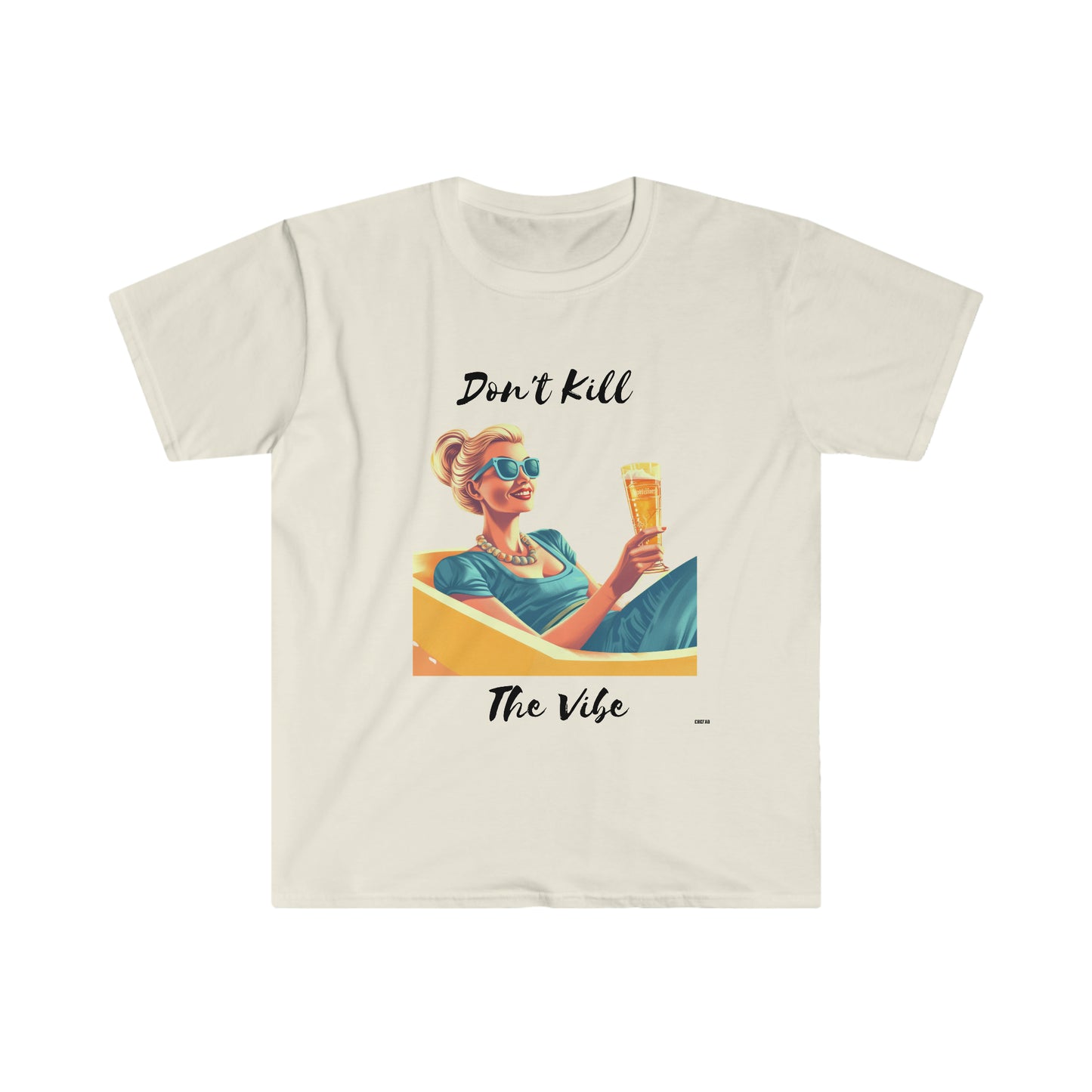 Don't Kill Vibe Woman, Unisex Softstyle T-Shirt