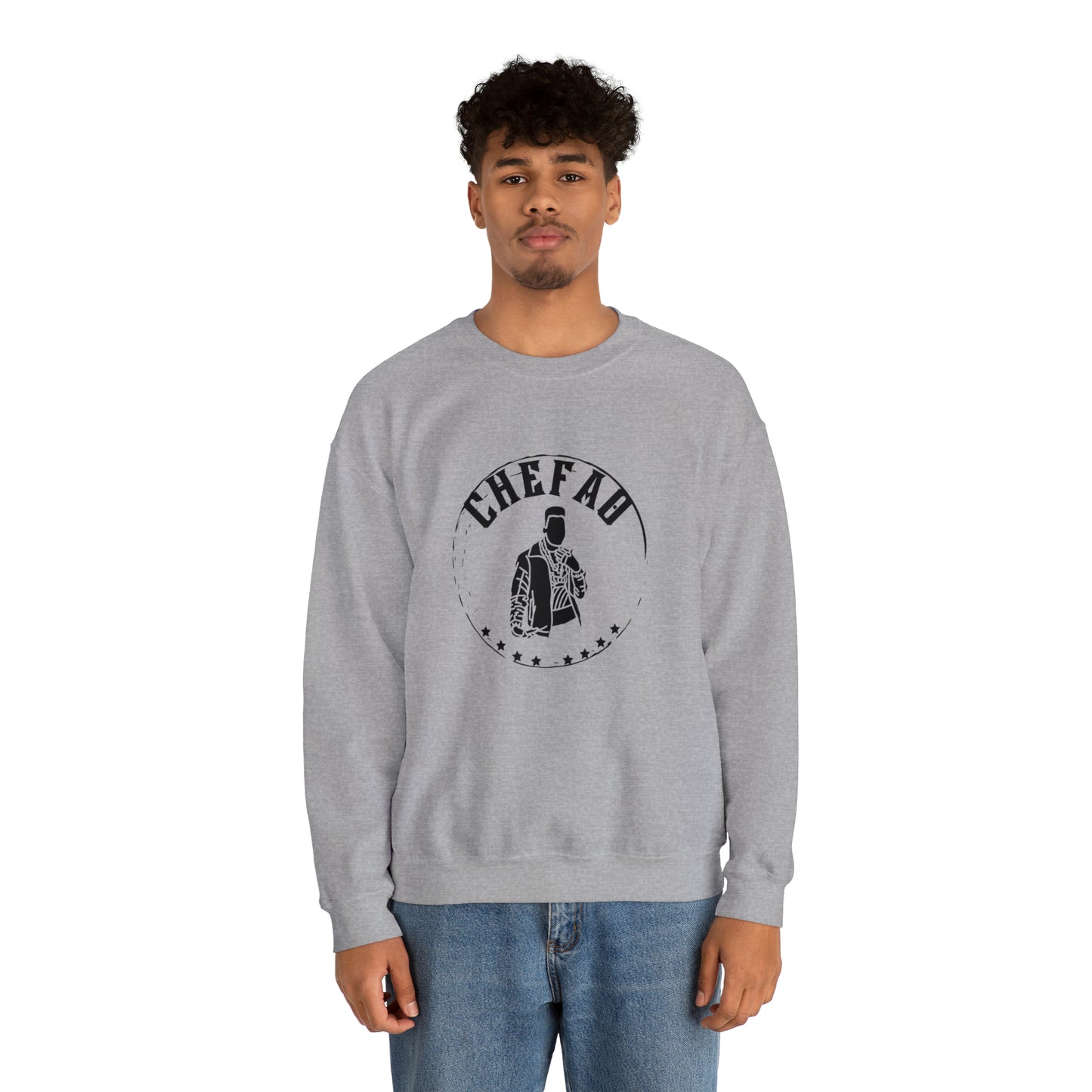 Chefao Rap IV, Unisex Heavy Blend Crewneck Sweatshirt