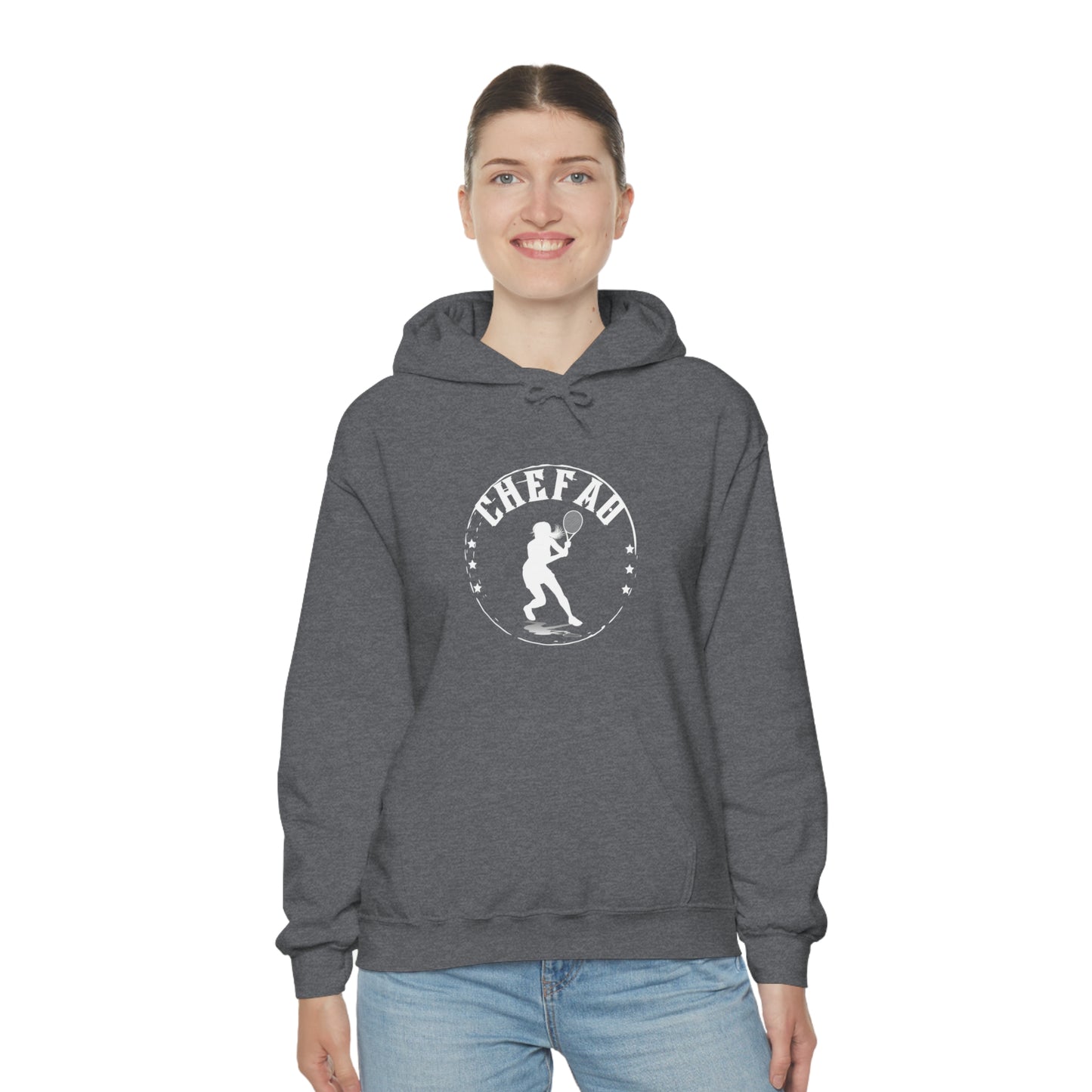 Chefao Tennis III, Unisex Heavy Blend Hooded Sweatshirt