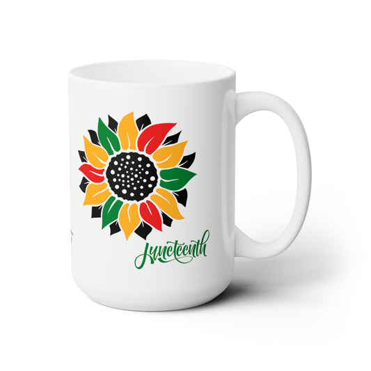 Juneteenth VIII, White Coffee Mug, 15oz