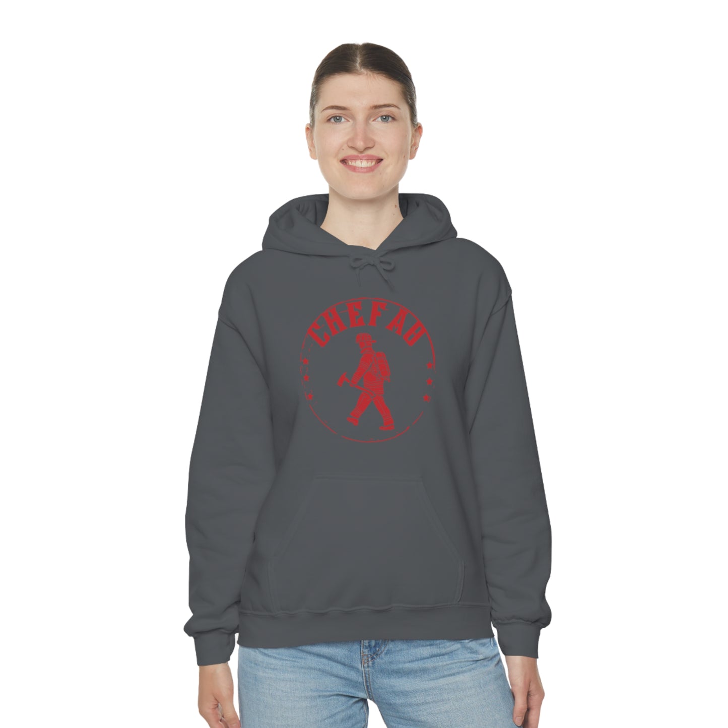 Chefao Fire I, Unisex Heavy Blend Hooded Sweatshirt