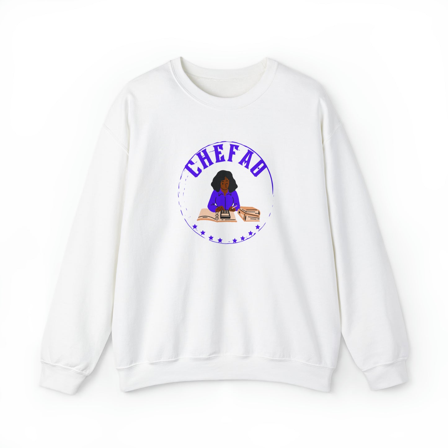 Chefao Accounting III, Unisex Heavy Blend Crewneck Sweatshirt