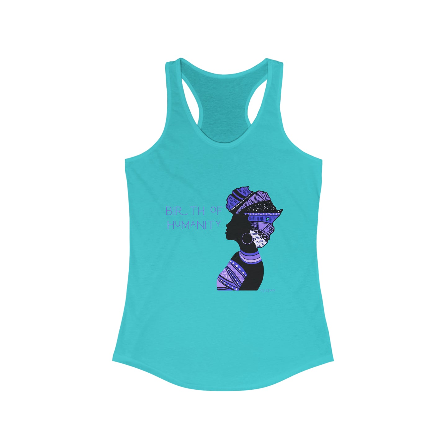 Birth of Humanity™ I, Women's Ideal Racerback Tank