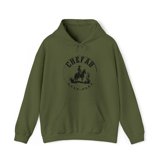 Chefao Cowboy I, Unisex Heavy Blend Hooded Sweatshirt