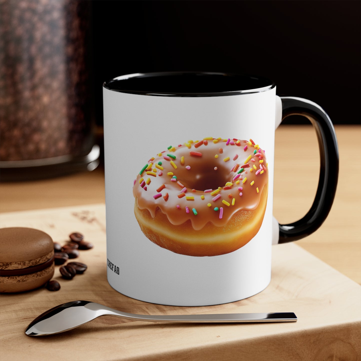 Sprinkled Donut, 11oz Coffee Mug