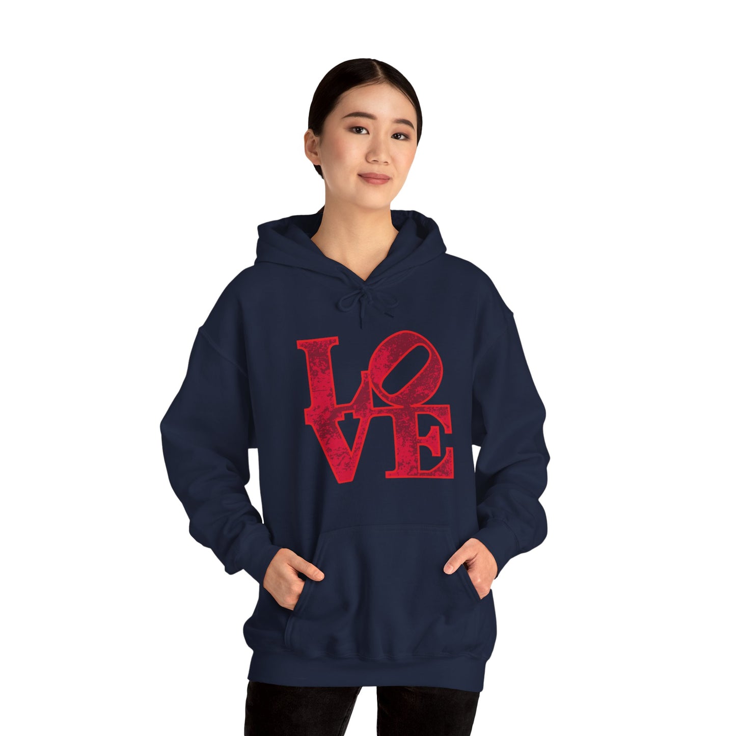 Chefao Love Blocks I, Unisex Heavy Blend Hooded Sweatshirt