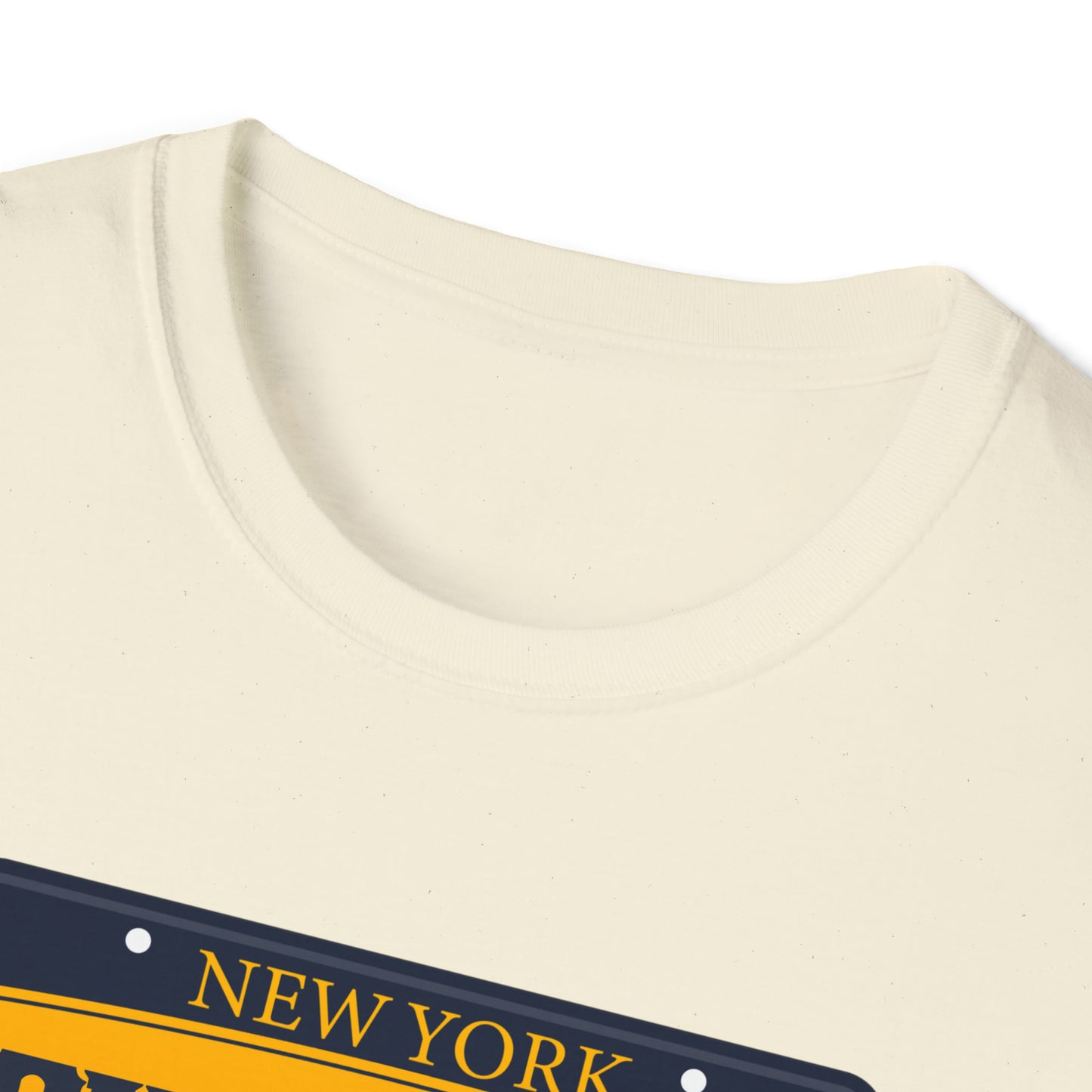 Chefao New York License Plate I, Unisex Softstyle T-Shirt