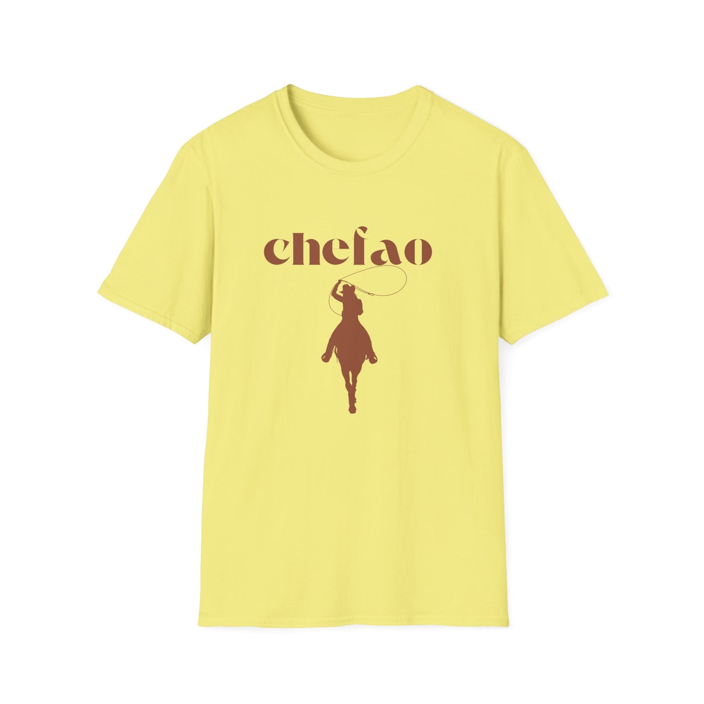 Chefao Cowgirl II, Unisex Softstyle T-Shirt