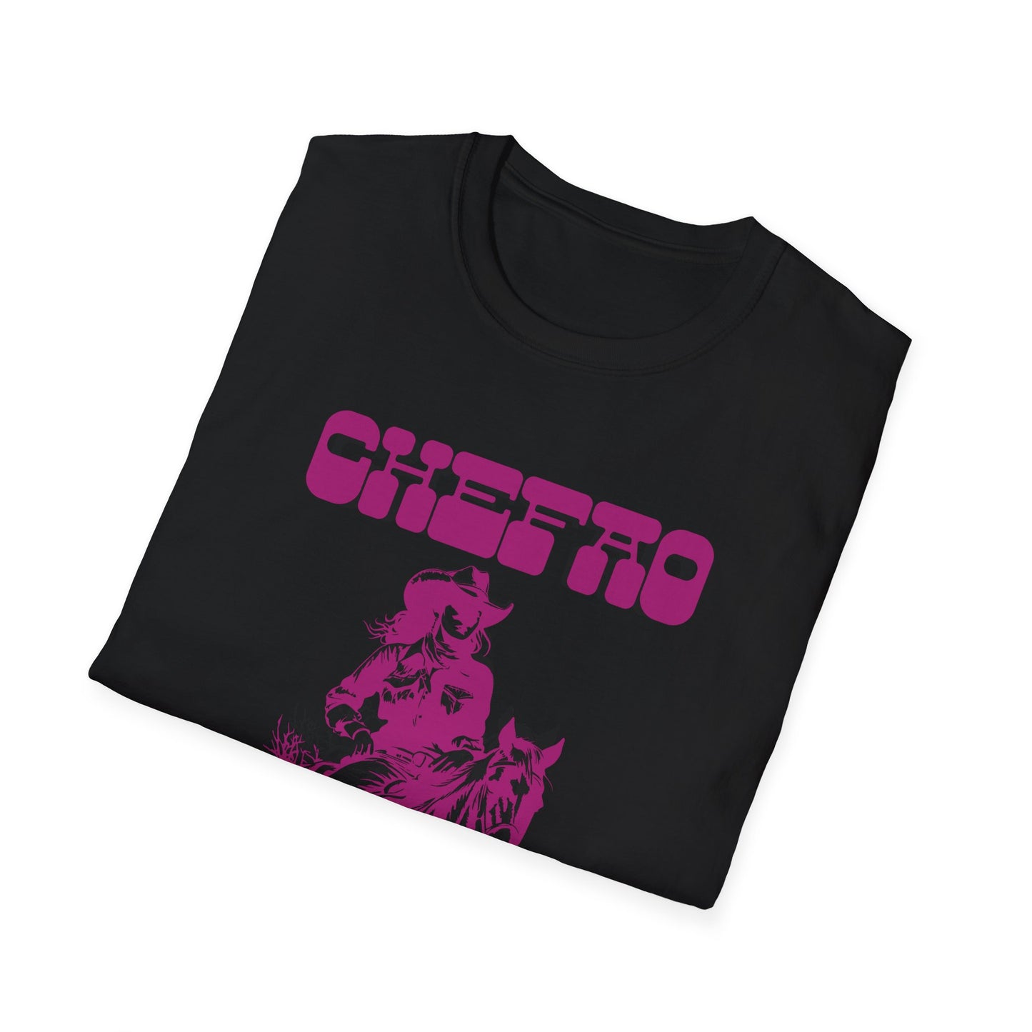 Chefao Cowgirl V, Unisex Softstyle T-Shirt