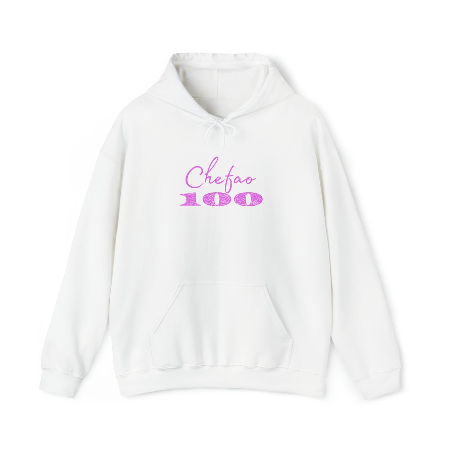 Chefao 100 I Pink, Unisex Heavy Blend™ Hooded Sweatshirt