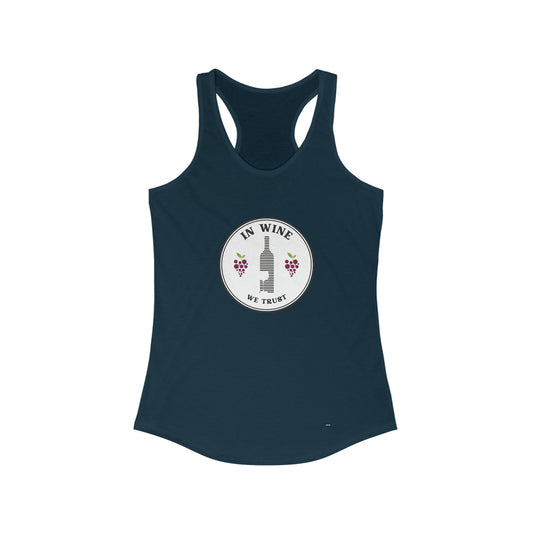 In Wine We Trust, Women's Racerback Tank