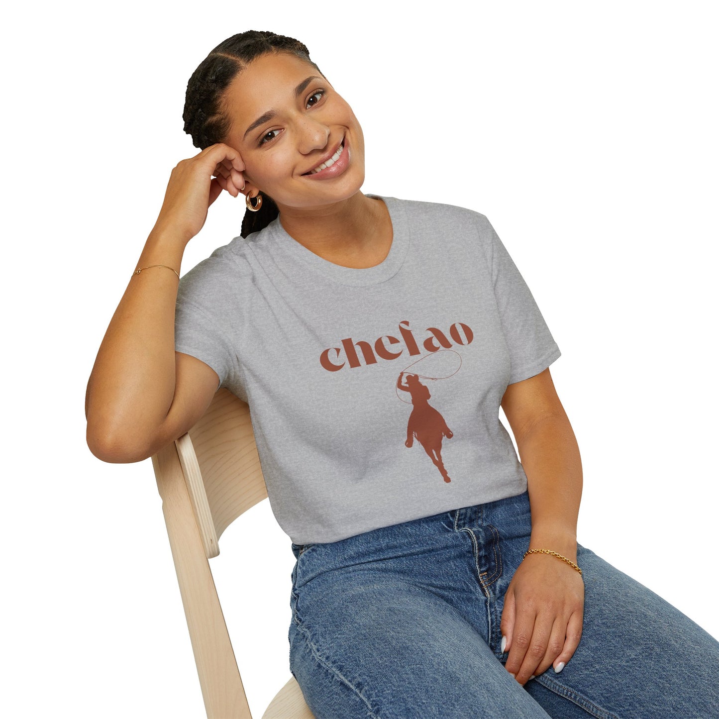 Chefao Cowgirl II, Unisex Softstyle T-Shirt