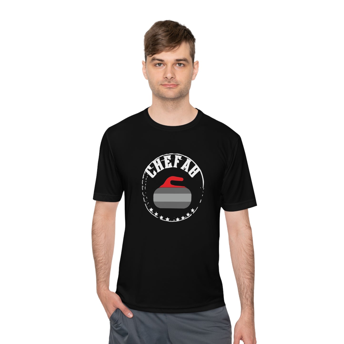 Chefao Curling I, Unisex Moisture Wicking Tee