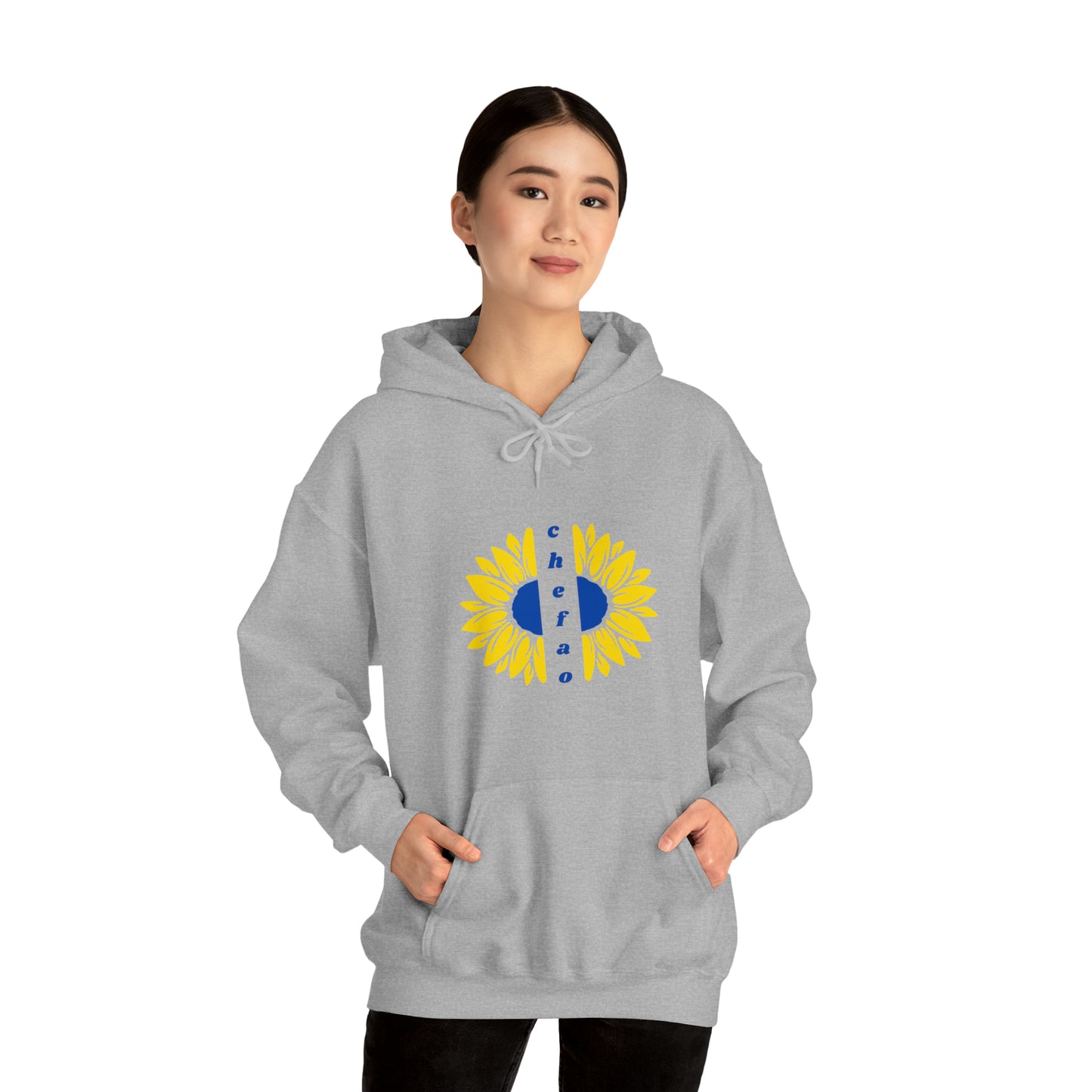 Chefao Sunflower II, Unisex Heavy Blend Hooded Sweatshirt