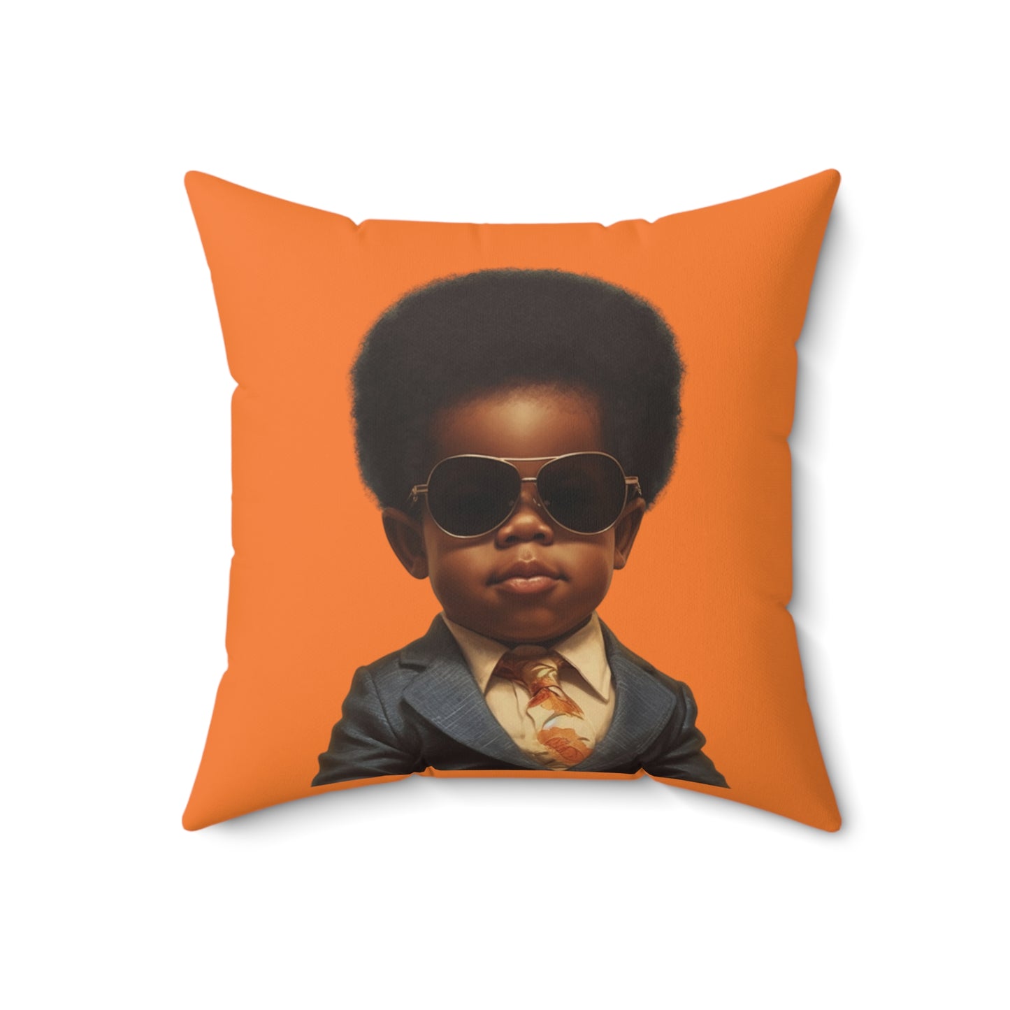 Little Boss, Spun Polyester Square Pillow