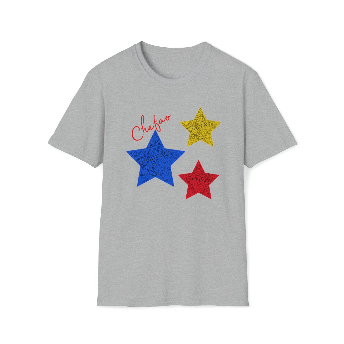 Chefao Stars I, Unisex Softstyle T-Shirt