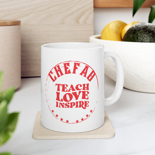 Chefao Teacher IV, White Coffee Mug, 11oz