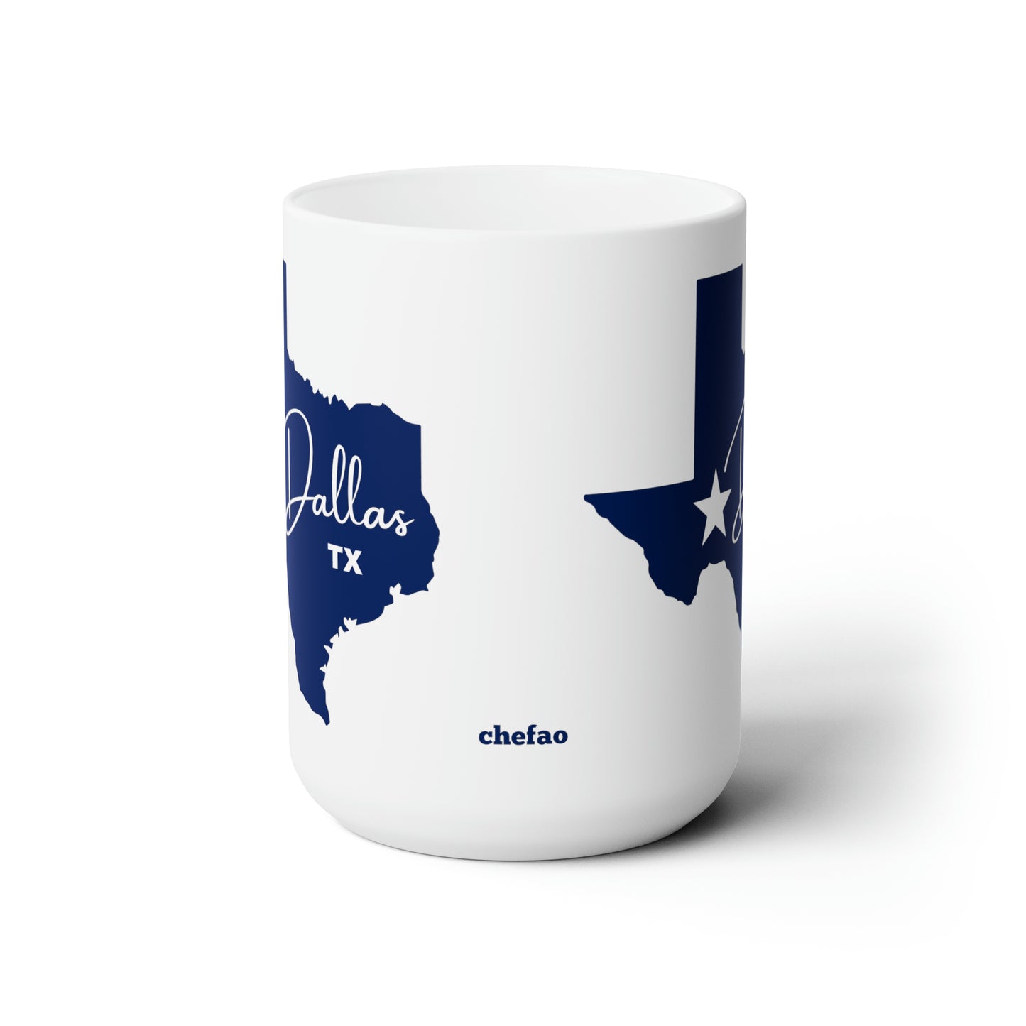 Chefao Dallas, Texas I, Ceramic Mug 15oz