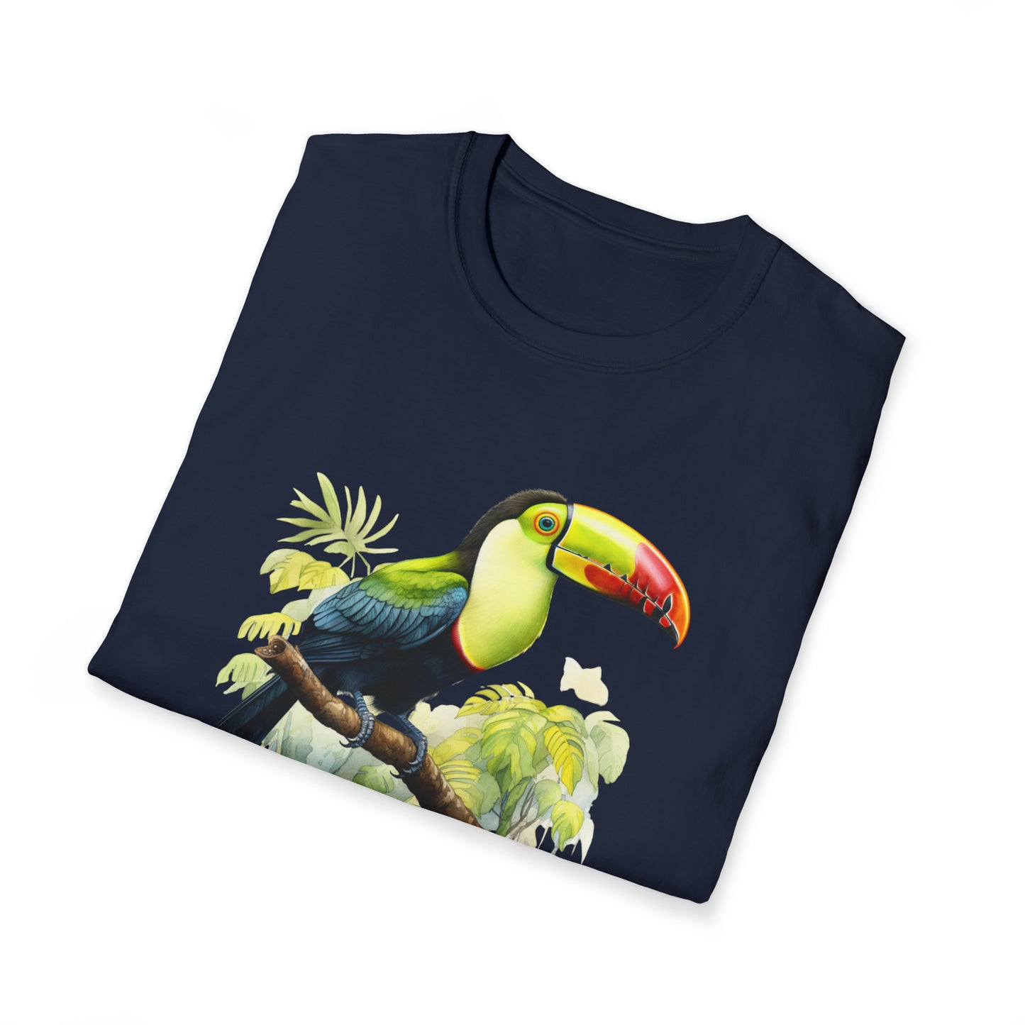 Keel Billed Toucan I,, Unisex Softstyle T-Shirt