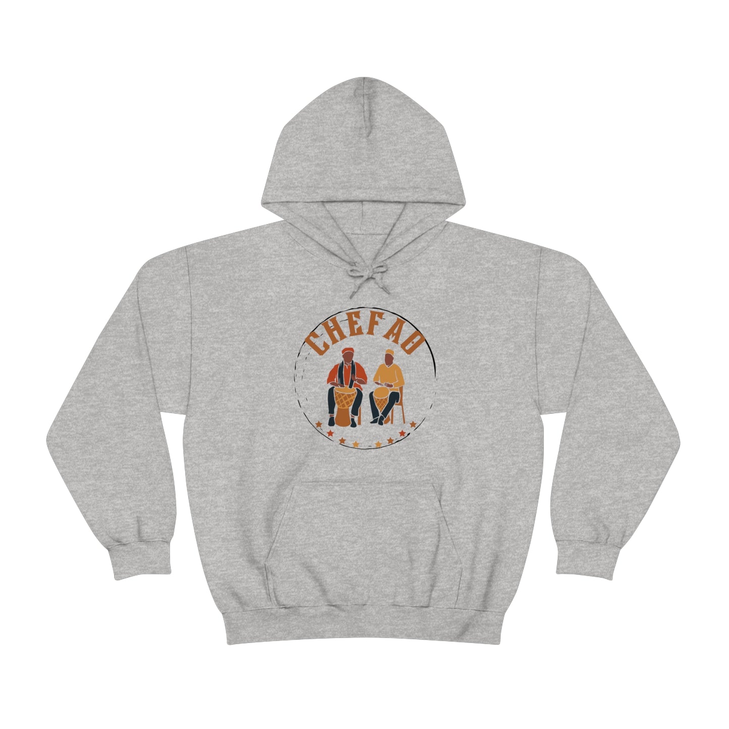 Chefao Drums I, Unisex Heavy Blend Hooded Sweatshirt