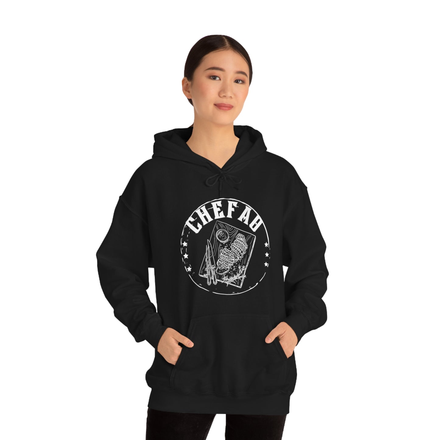 Chefao Barbque, Unisex Heavy Blend Hooded Sweatshirt