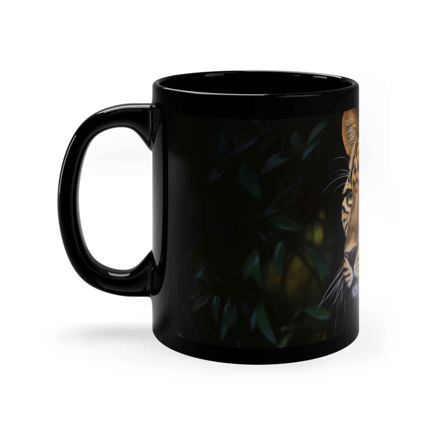 Wild Cat, 11oz Black Coffee Mug