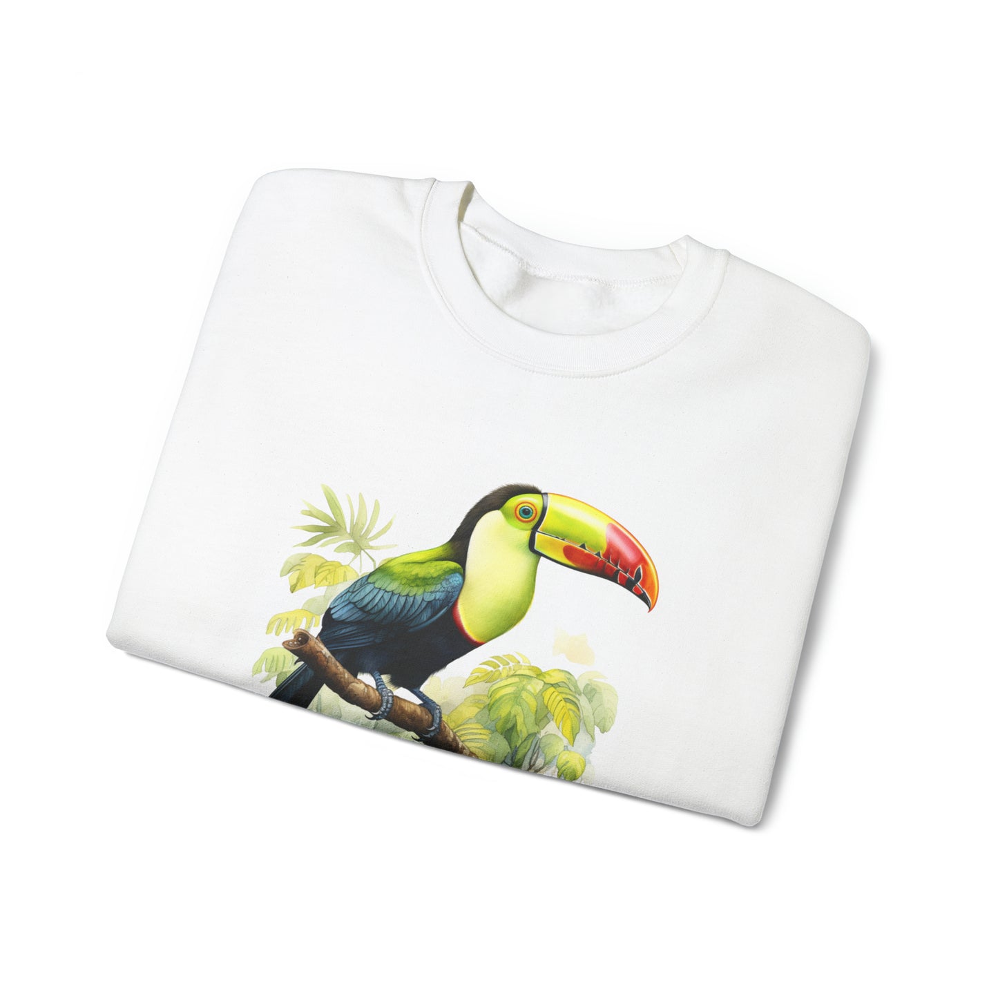 Keel Billed Toucan I, Unisex Heavy Blend Crewneck Sweatshirt