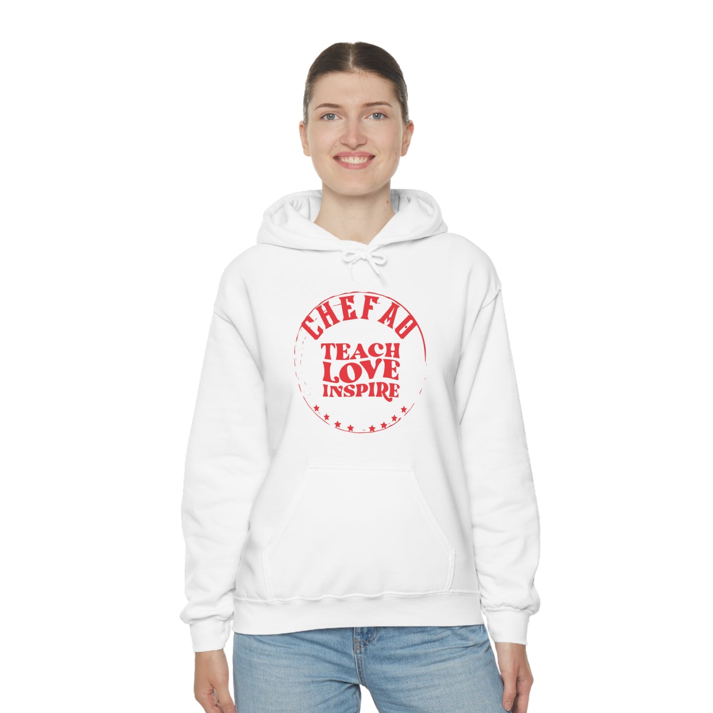 Chefao Teacher IV, Unisex Heavy Blend Hooded Sweatshirt