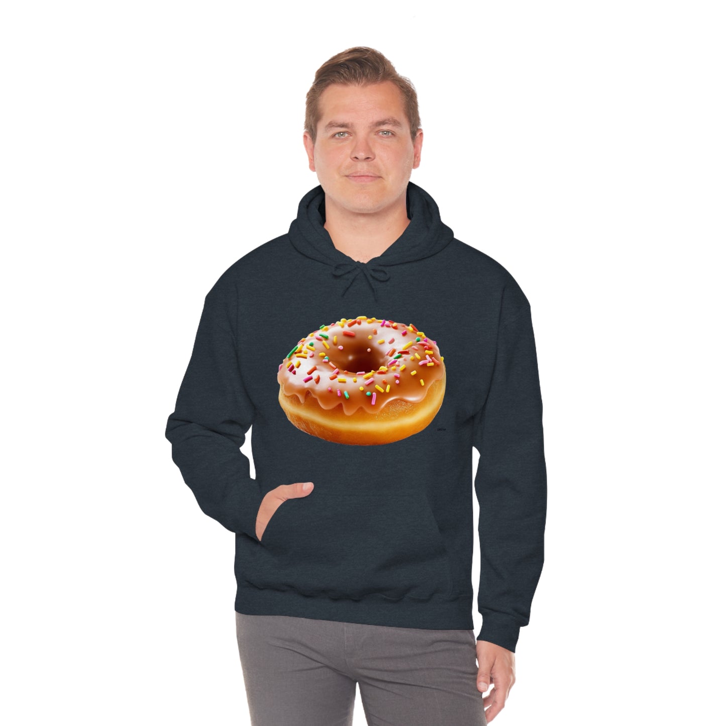 Sprinkled Donut, Unisex Heavy Blend Hooded Sweatshirt