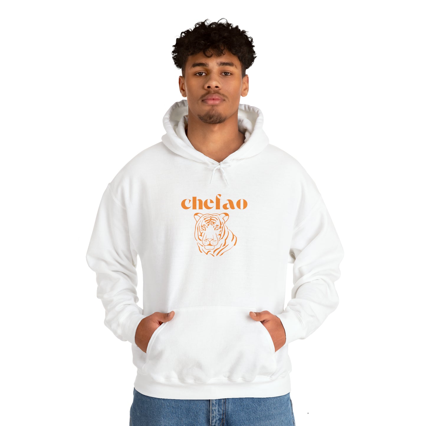 Chefao Tiger I, Unisex Heavy Blend Hooded Sweatshirt