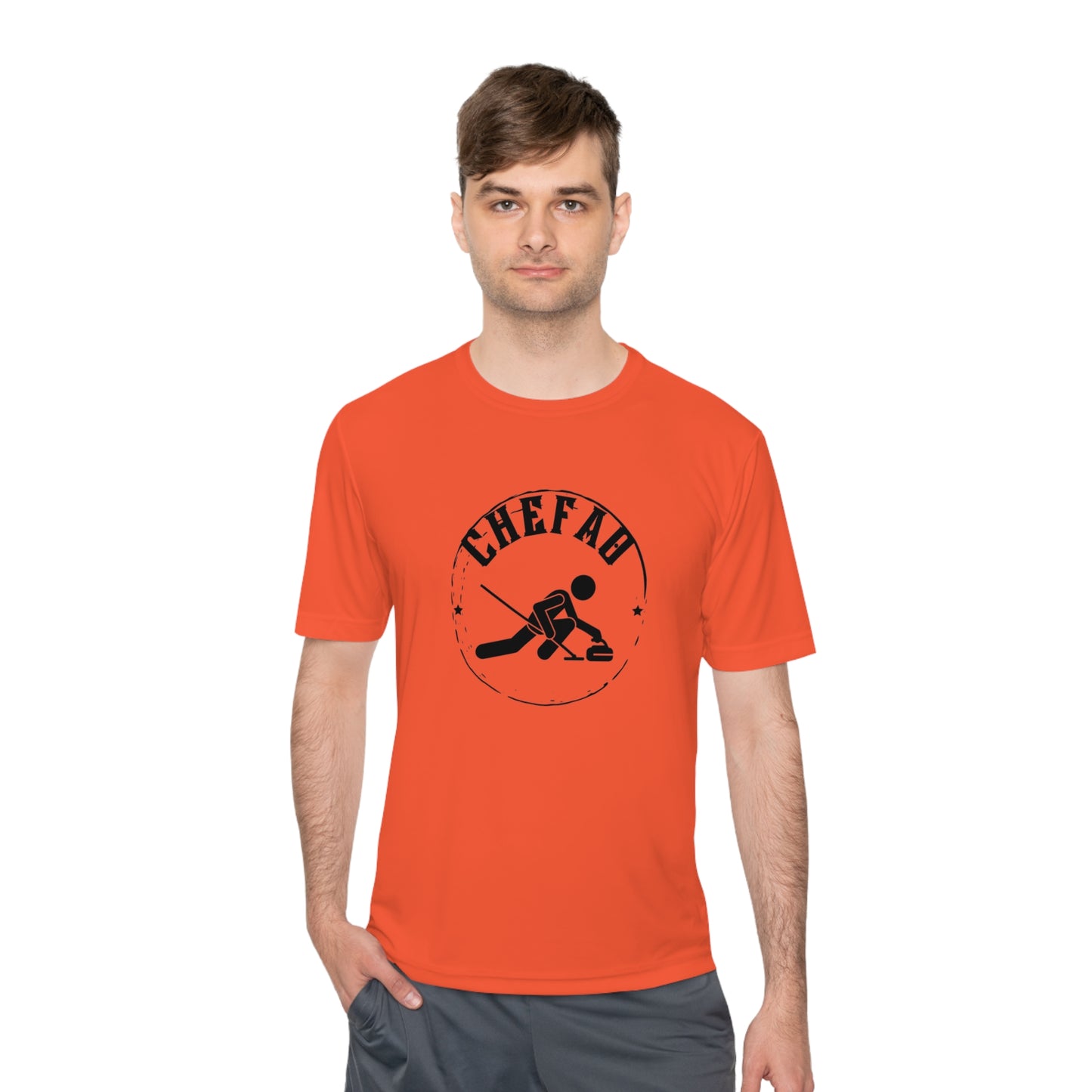 Chefao Curling I, Unisex Moisture Wicking Tee