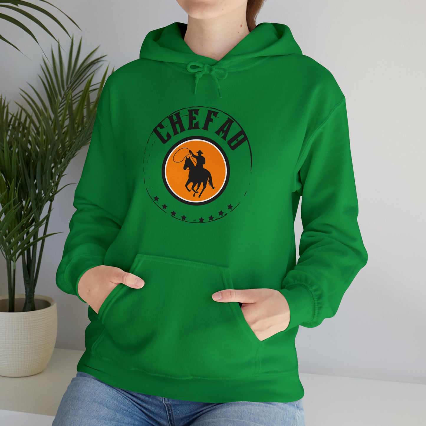 Chefao Cowboy II, Unisex Heavy Blend Hooded Sweatshirt