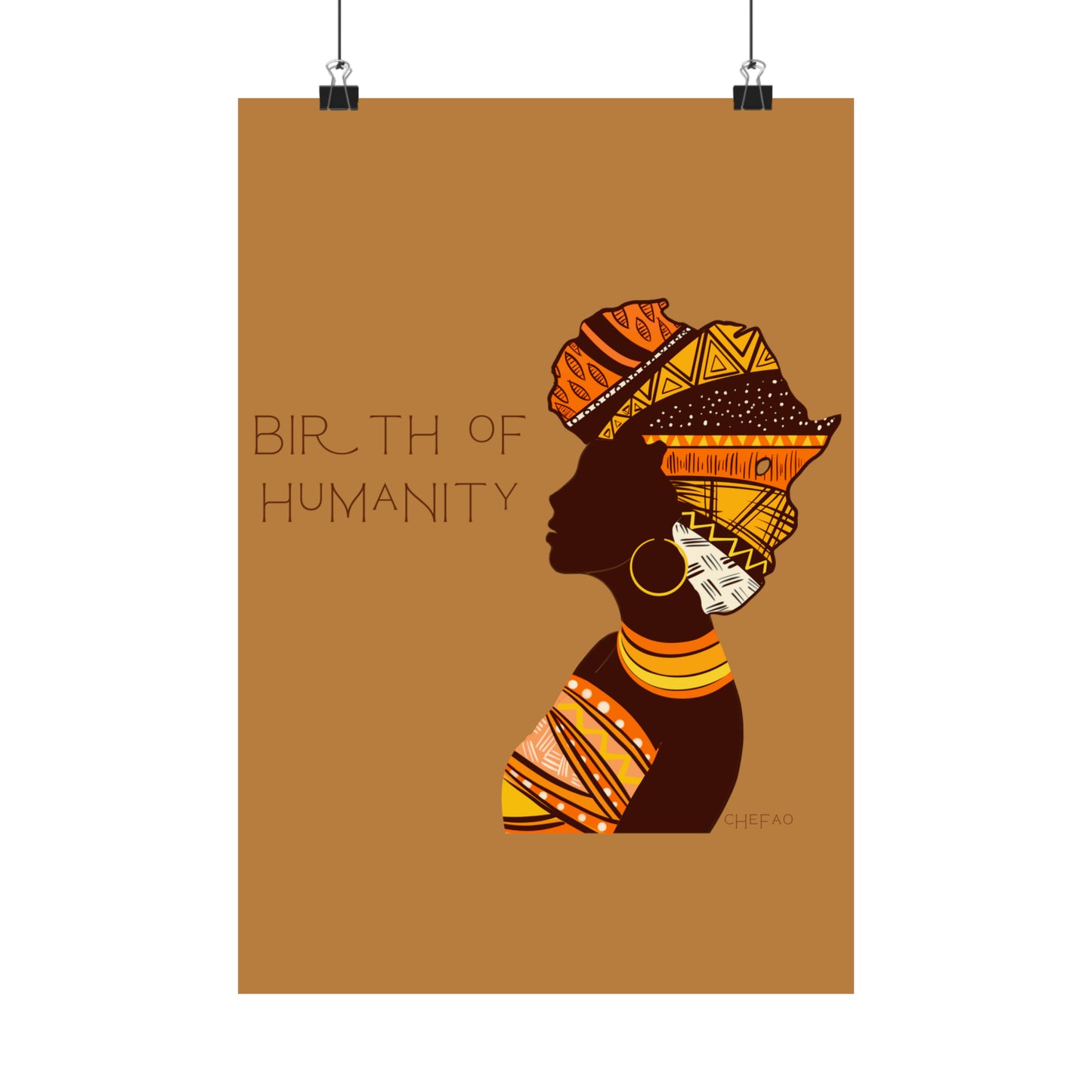 Birth of Humanity™ I, Matte Vertical Posters