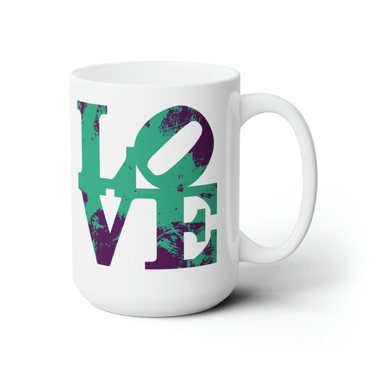 Chefao Love Blocks I, Ceramic Mug 15oz