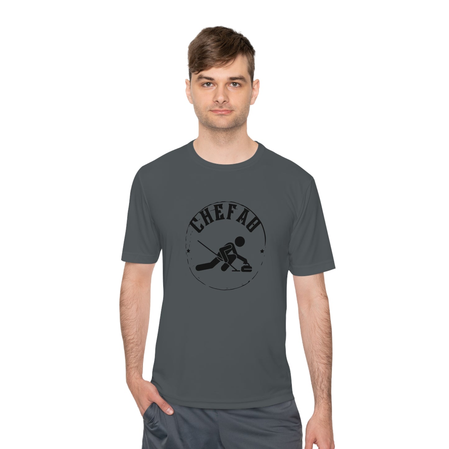 Chefao Curling I, Unisex Moisture Wicking Tee