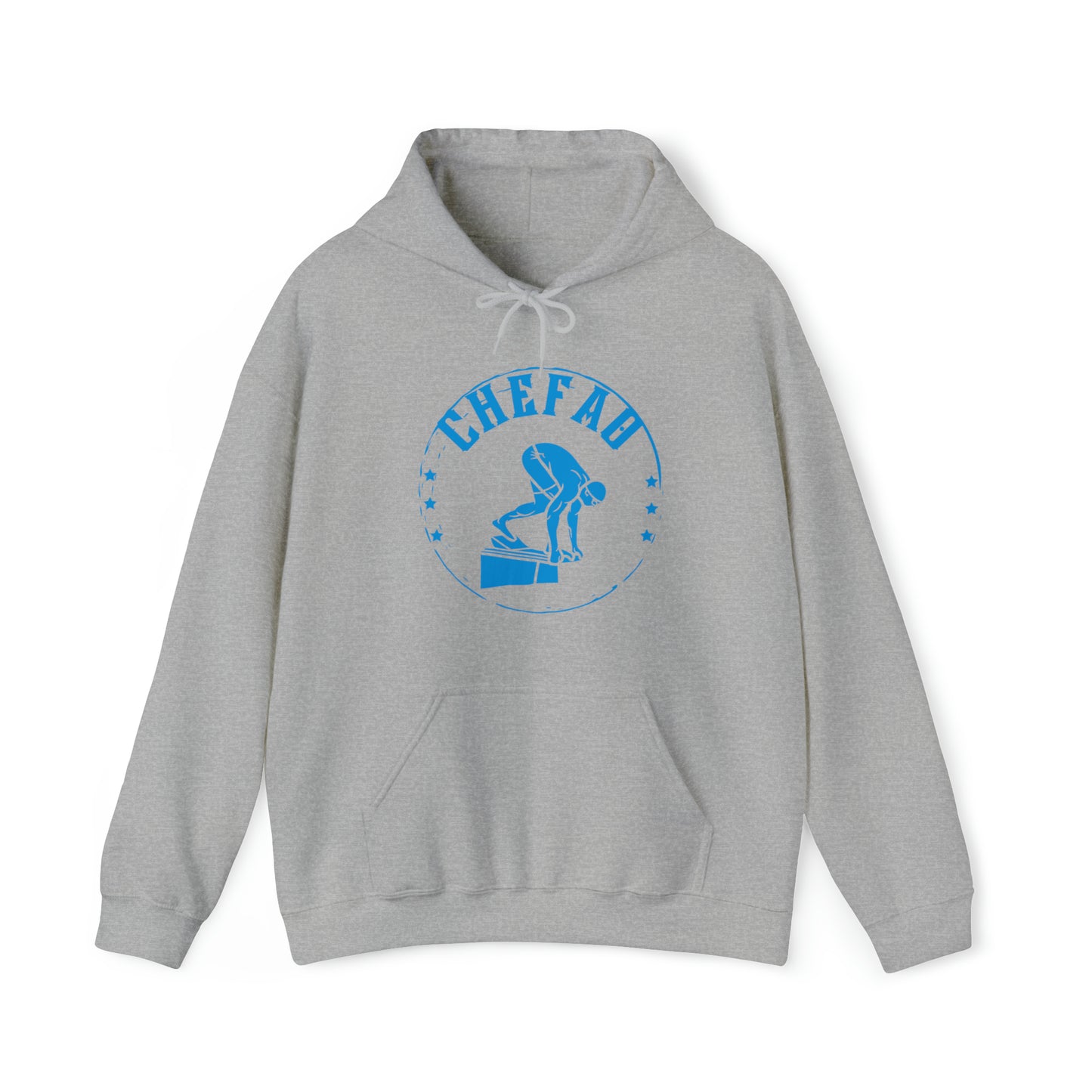 Chefao Swimmer I, Unisex Heavy Blend Hooded Sweatshirt