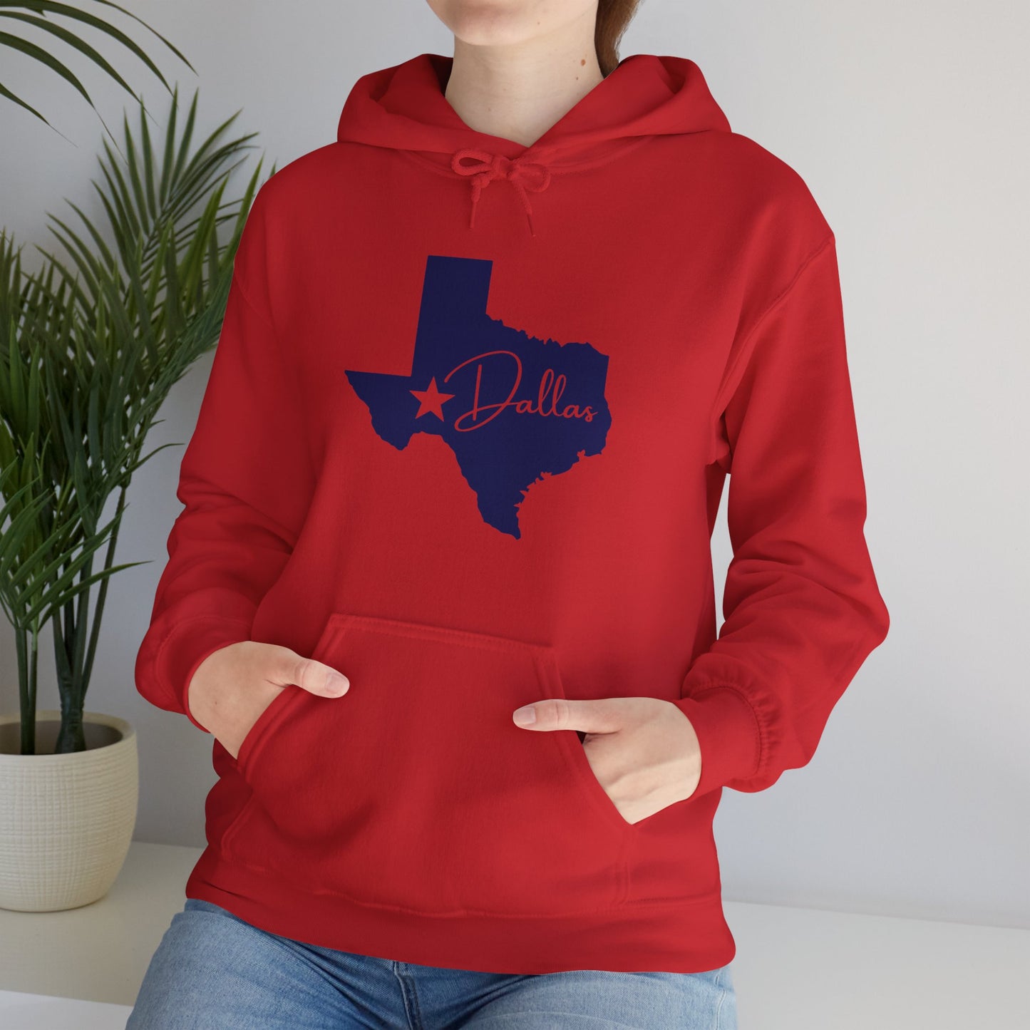 Chefao Dallas, Texas I, Unisex Heavy Blend Hooded Sweatshirt