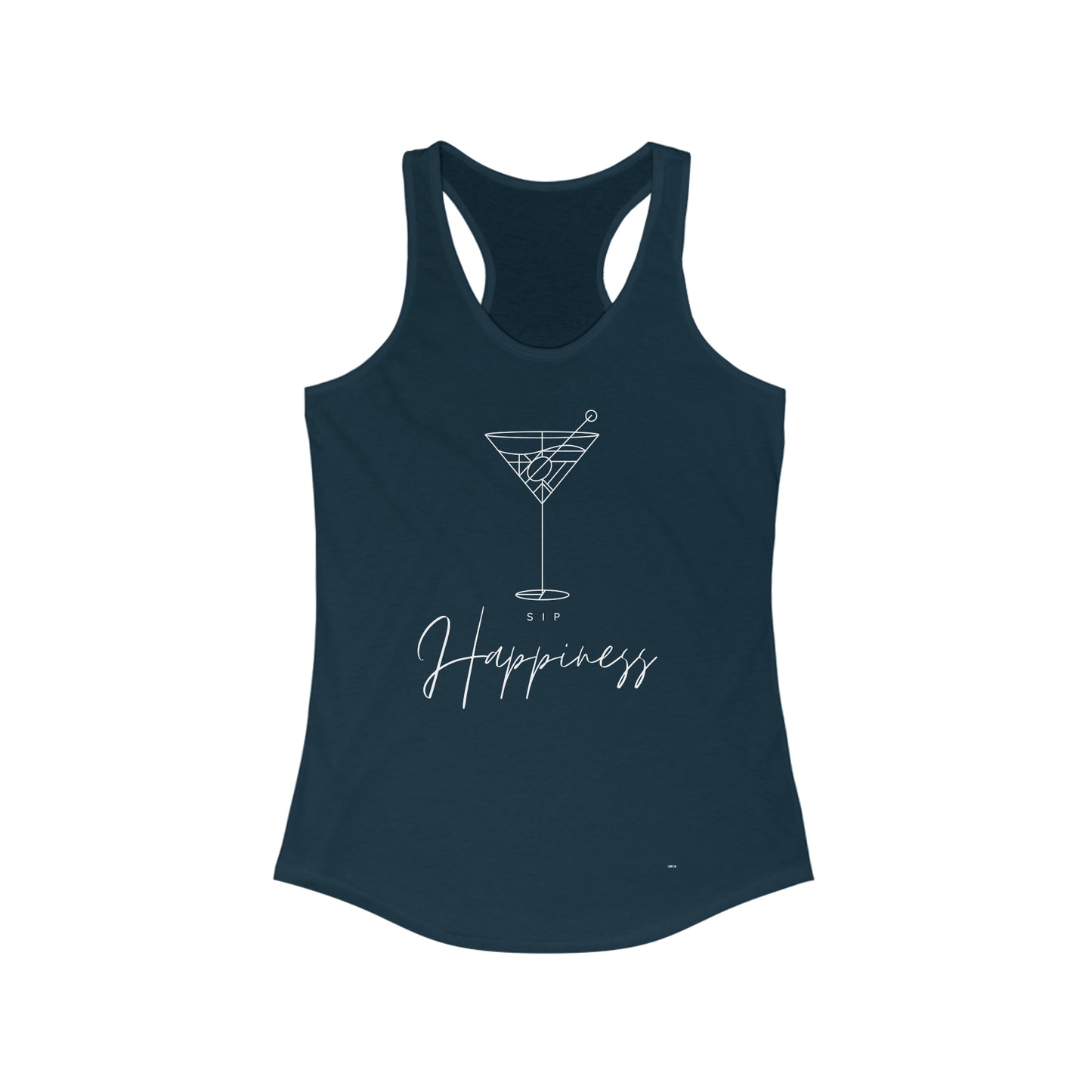 Sip Happiness, Women's Racerback Tank