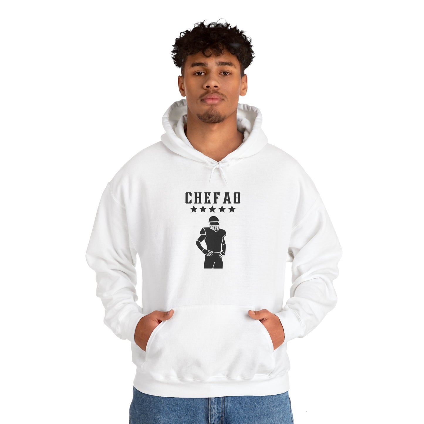 Chefao Football III, Unisex Heavy Blend Hooded Sweatshirt