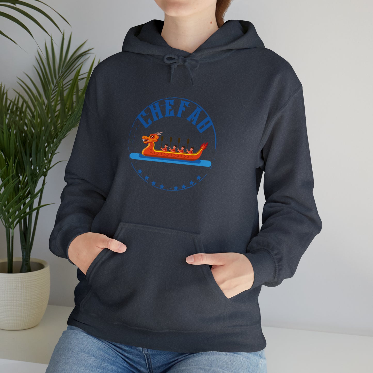 Chefao Dragonboat III, Unisex Heavy Blend Hooded Sweatshirt