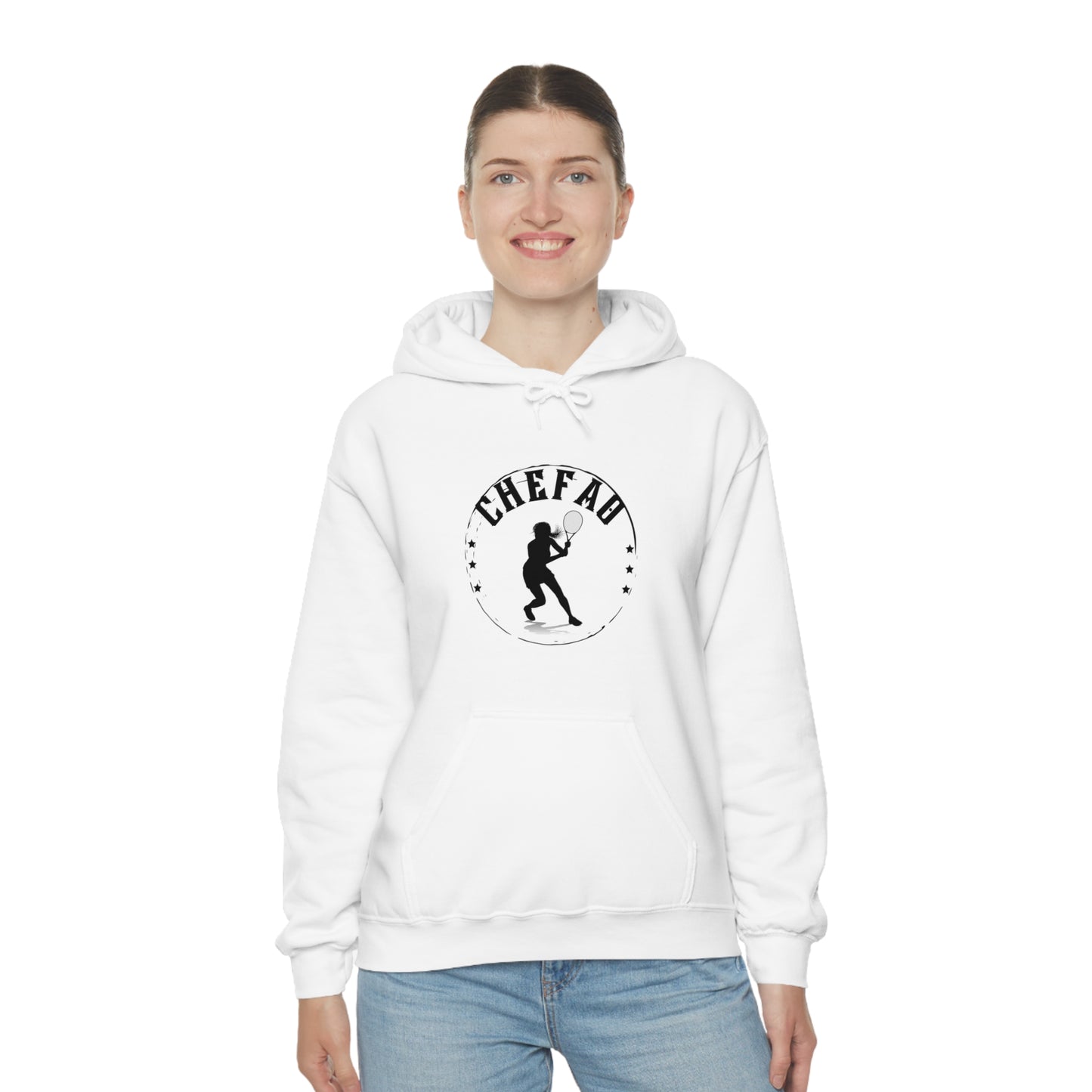 Chefao Tennis III, Unisex Heavy Blend Hooded Sweatshirt