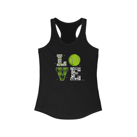 Chefao Love Tennis I, Women's Racerback Tank