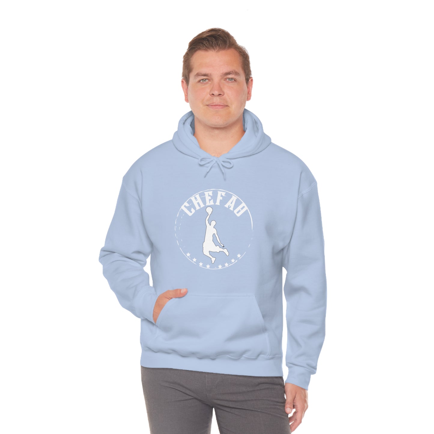 Chefao Basketball V Unisex Heavy Blend Hooded Sweatshirt