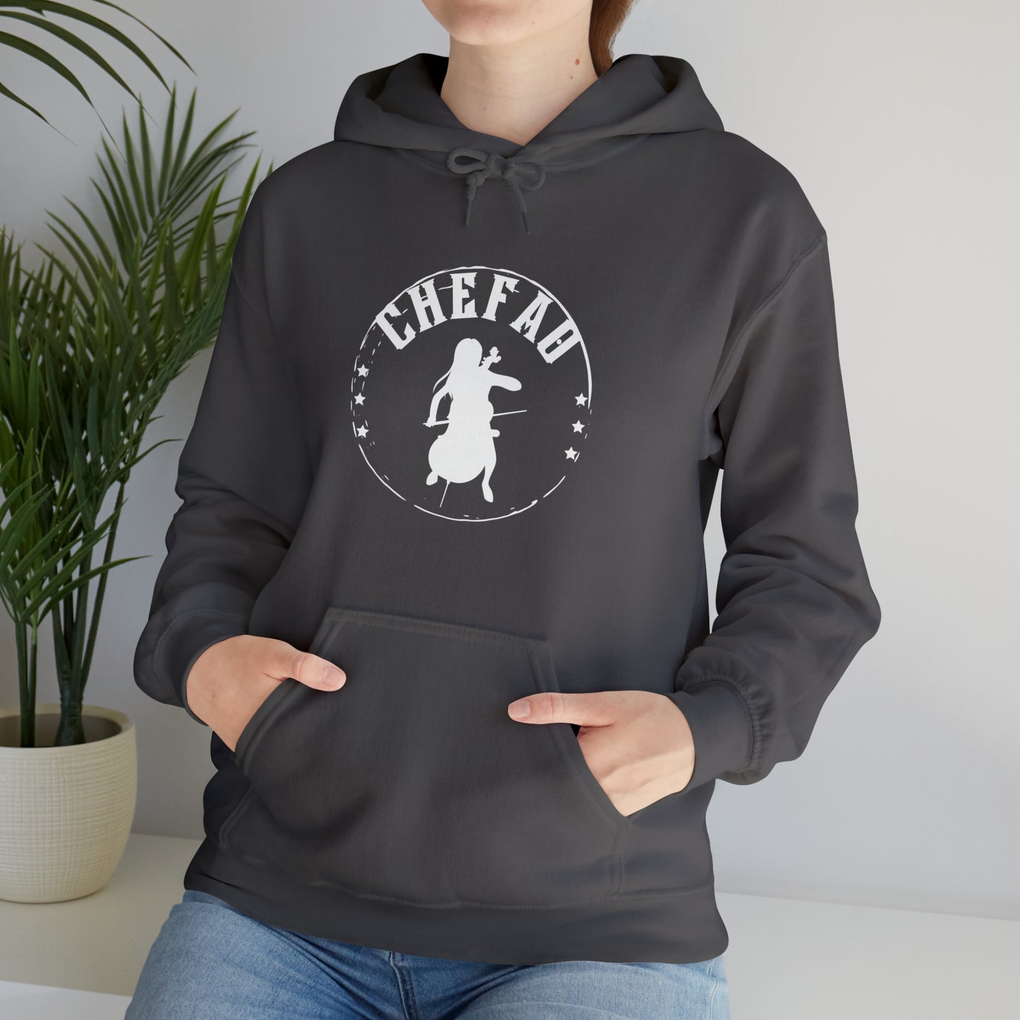 Chefao Cello I, Unisex Heavy Blend Hooded Sweatshirt