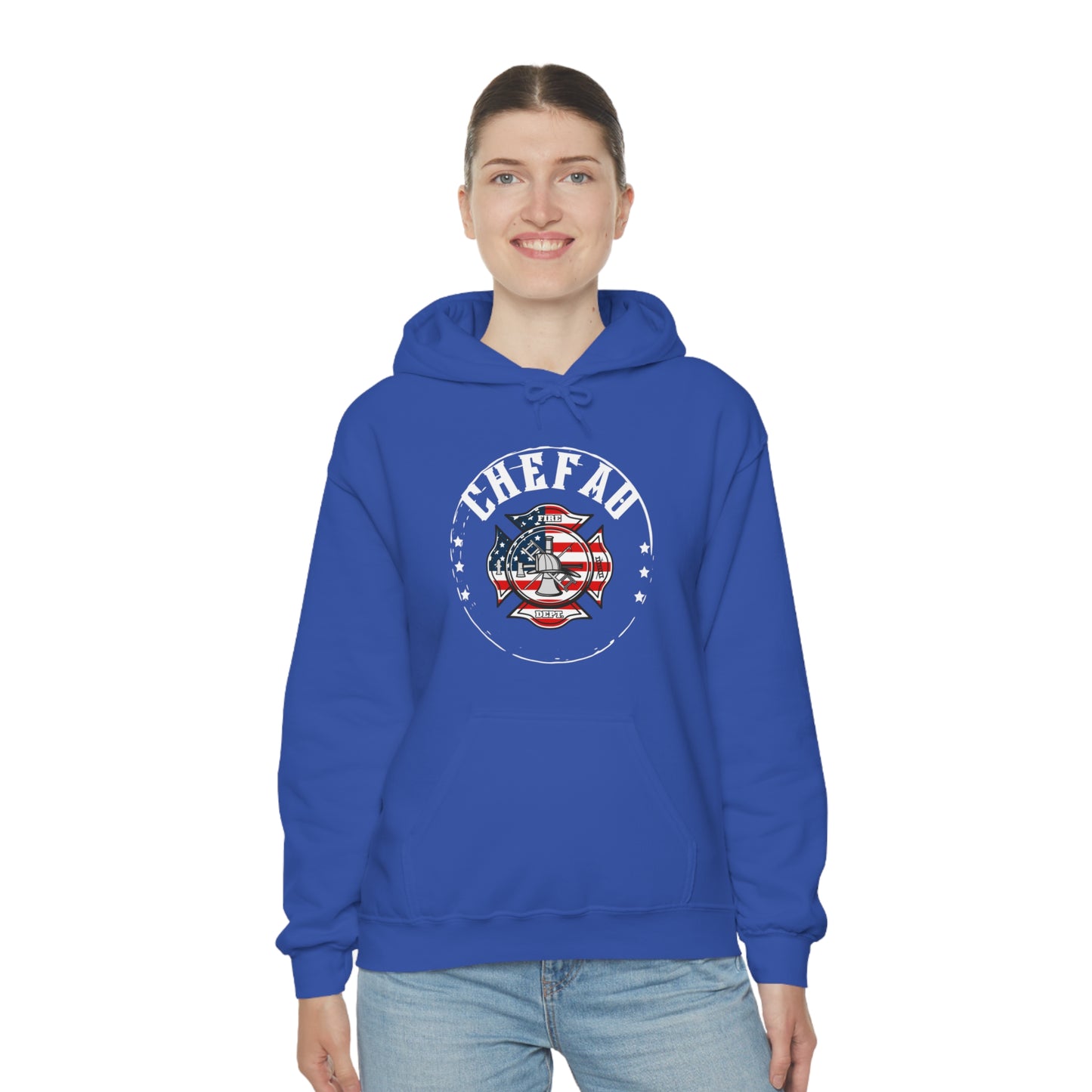 Chefao Fire II, Unisex Heavy Blend Hooded Sweatshirt