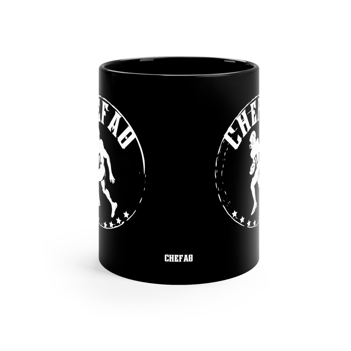 Chefao Football II, Black Coffee Mug, 11oz