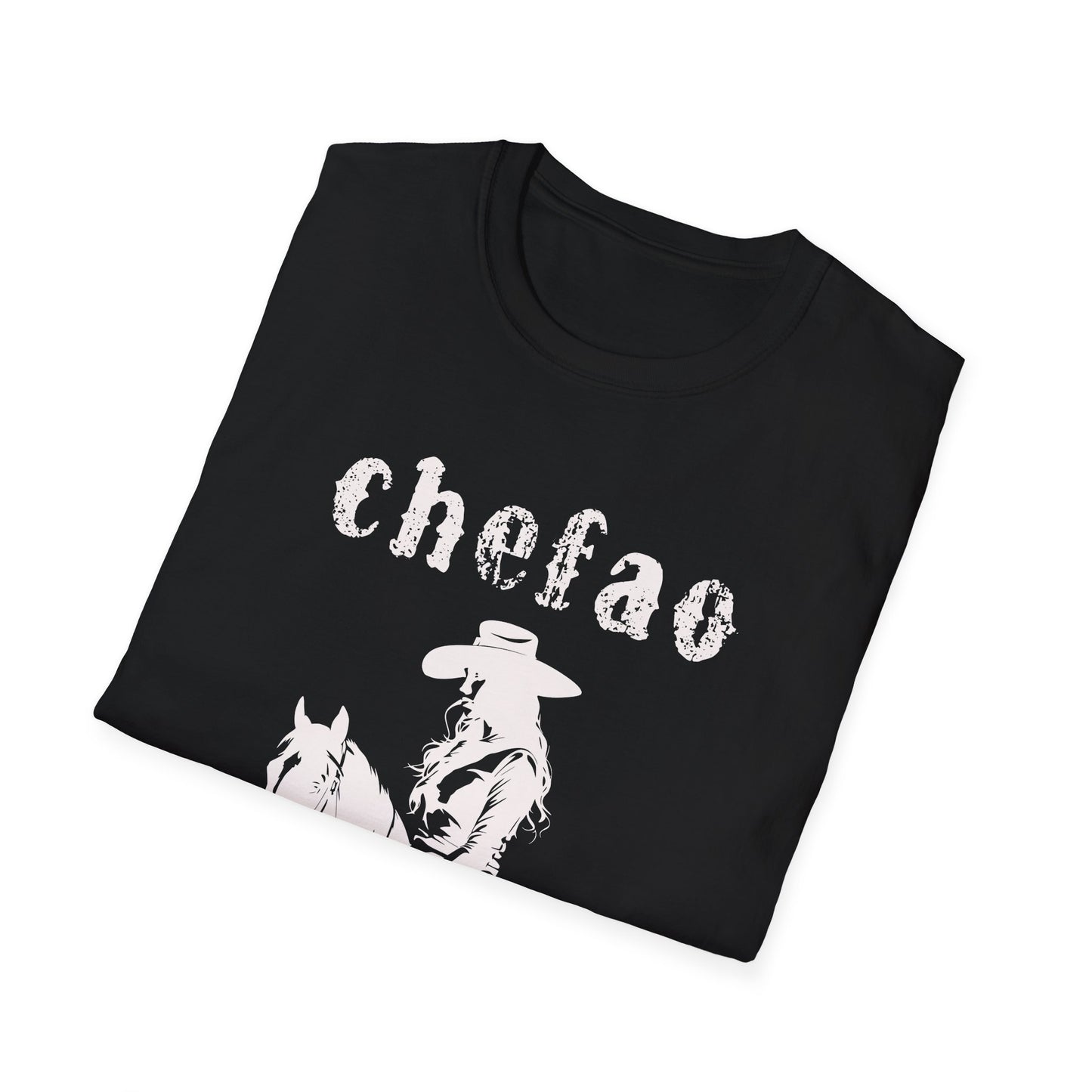 Chefao Cowgirl VIII, Unisex Softstyle T-Shirt