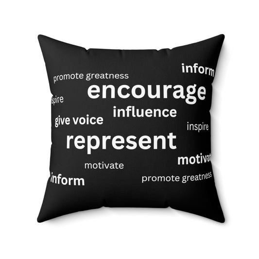 Chefao (Boss) Values, Spun Polyester Square Pillow